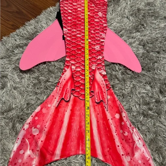 Sun Tails Keiki Monofin Mermaid Tail And Bikini For Child Sized Large 8/10,10